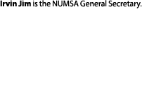 Irvin Jim is the NUMSA General Secretary.