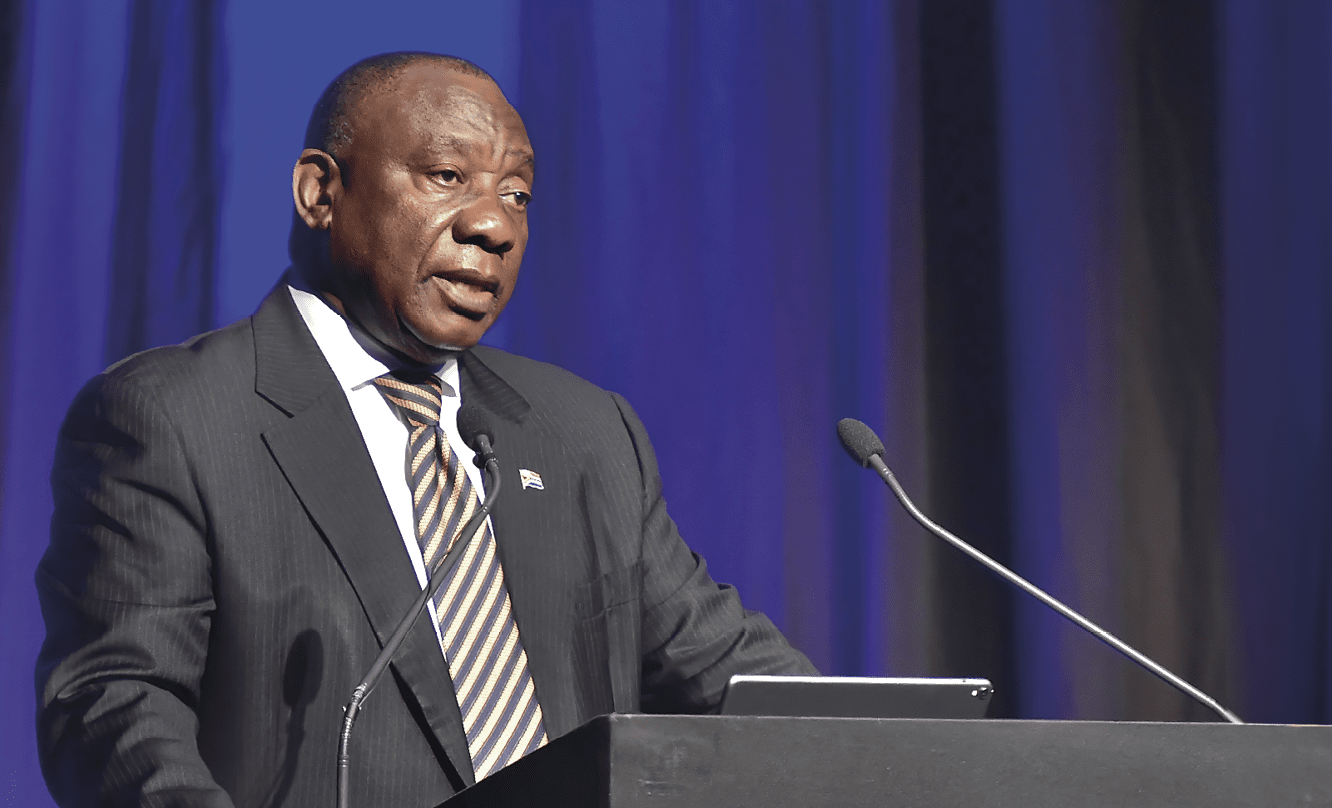 President Cyril Ramaphosa delivering the keynote address at the 20th African Renaissance Conference at the Inkosi Albert Luthuli International Convention Centre (Durban ICC), KwaZulu-Natal. 24/05/2018