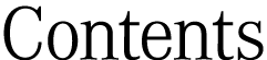Contents